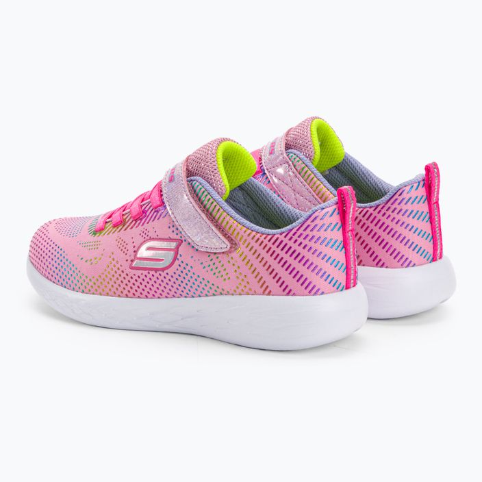 Дитячі кросівки SKECHERS Go Run 600 Shimmer Speeder світло-рожеві / мульти 3