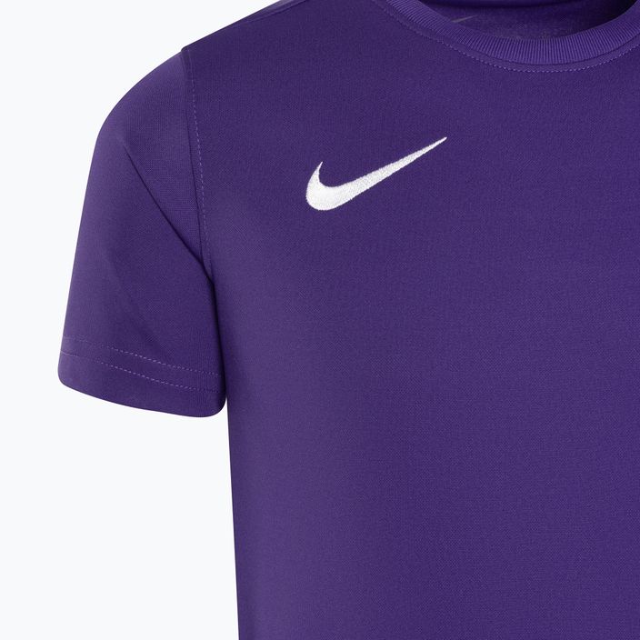 Футболка футбольна дитяча Nike Dri-FIT Park VII Jr court purple/white 3