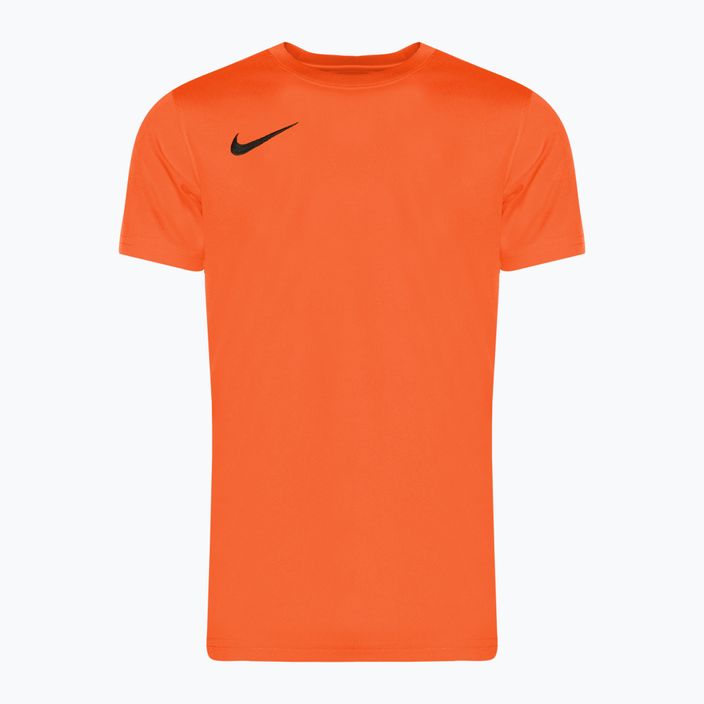 Футболка футбольна дитяча Nike Dri-FIT Park VII Jr safety orange/black
