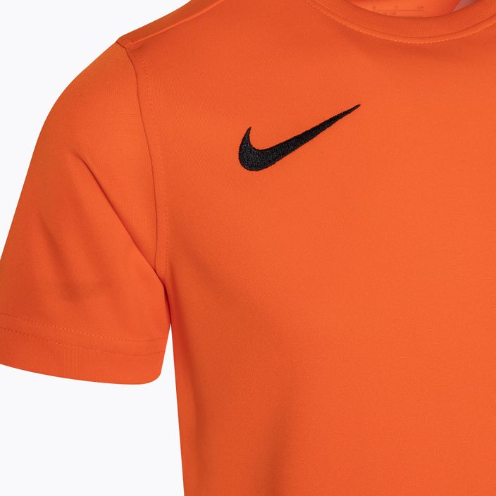 Футболка футбольна дитяча Nike Dri-FIT Park VII Jr safety orange/black 3