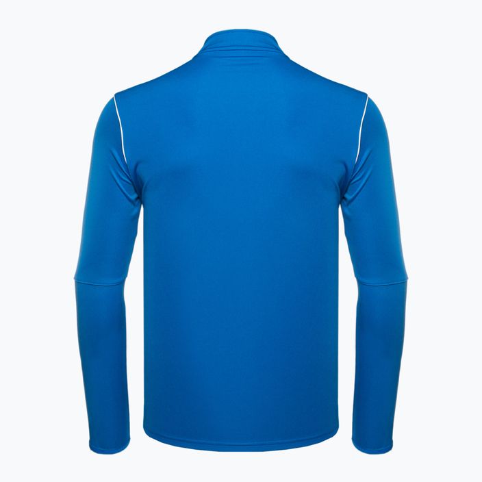 Кофта футбольна чоловіча Nike Dri-FIT Park 20 Knit Track royal blue/white/white 2
