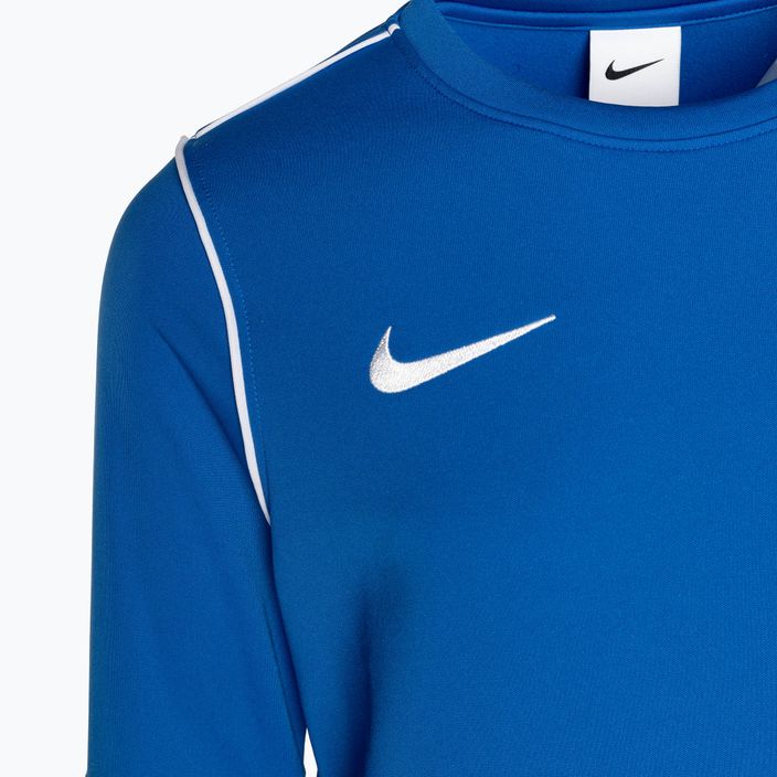 Кофта футбольна дитяча Nike Dri-FIT Park 20 Crew royal blue/white/white 3