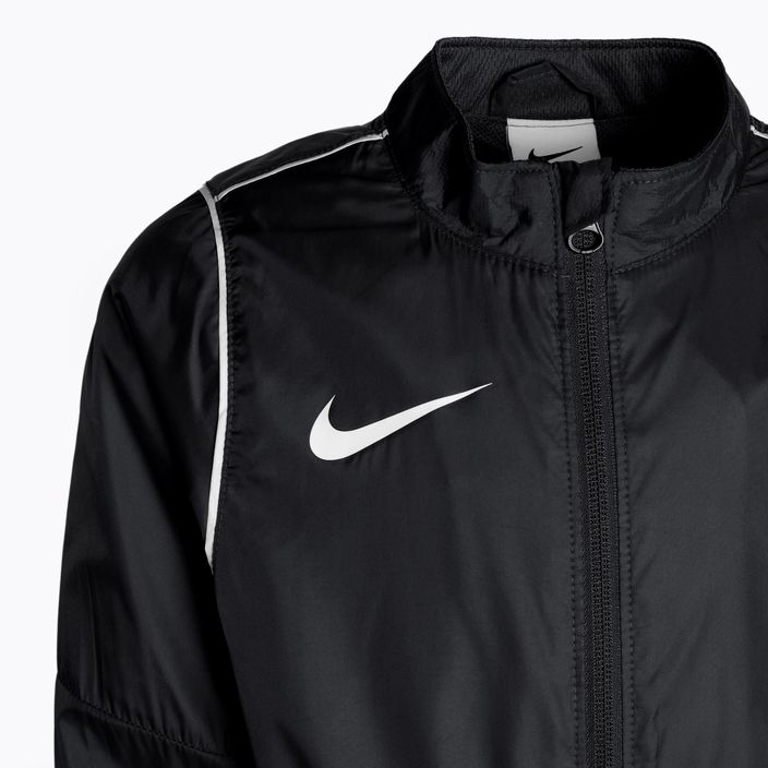 Куртка футбольна дитяча Nike Park 20 Rain Jacket black/white/white 3