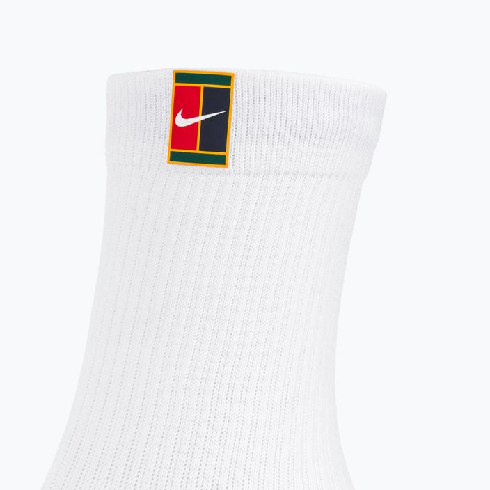 Шкарпетки тенісні Nike Court Multiplier Cushioned Crew 2pairs white/white 3