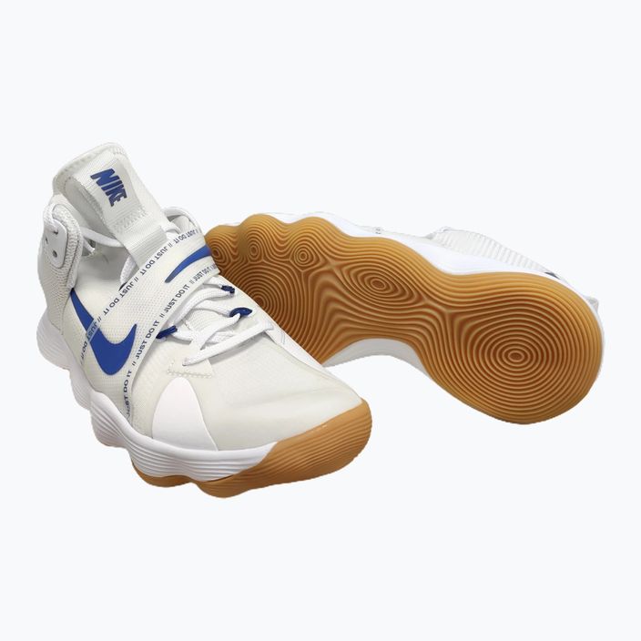 Nike React Hyperset білі / ігрові королівські волейбольні туфлі 7