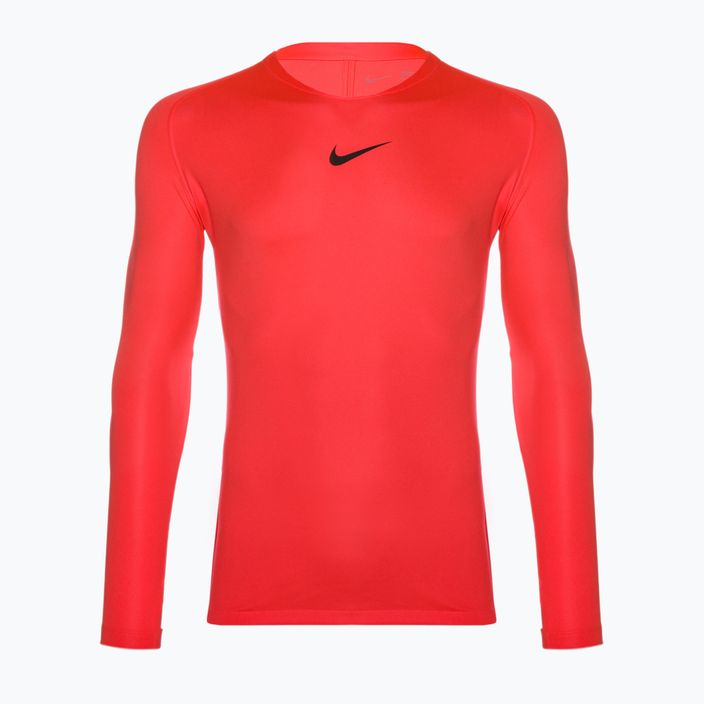 Лонгслів термічний чоловічий Nike Dri-FIT Park First Layer LS bright crimson/black