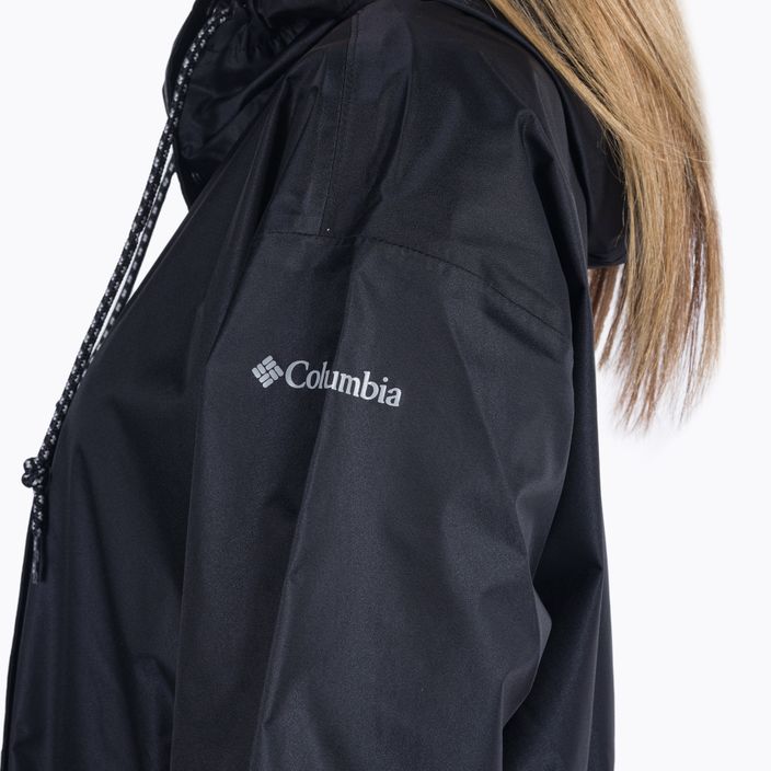 Куртка дощовик жіноча Columbia Splash Side 10 чорна 1931651 5