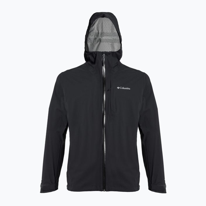 Куртка дощовик чоловіча Columbia Omni-Tech Ampli-Dry black