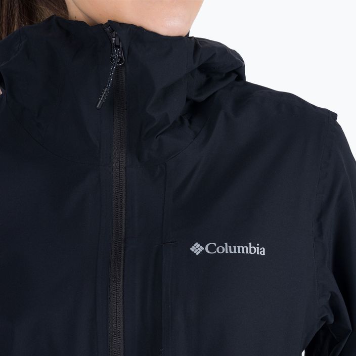 Куртка дощовик жіноча Columbia Omni-Tech Ampli-Dry black 4