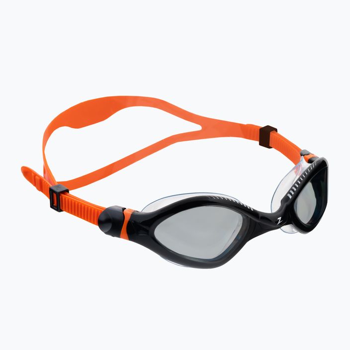 Окуляри для плавання Zoggs Tiger LSR+ black/orange/tint smoke 461093