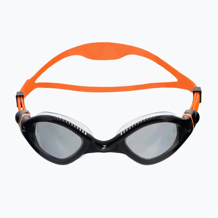 Окуляри для плавання Zoggs Tiger LSR+ black/orange/tint smoke 461093 2
