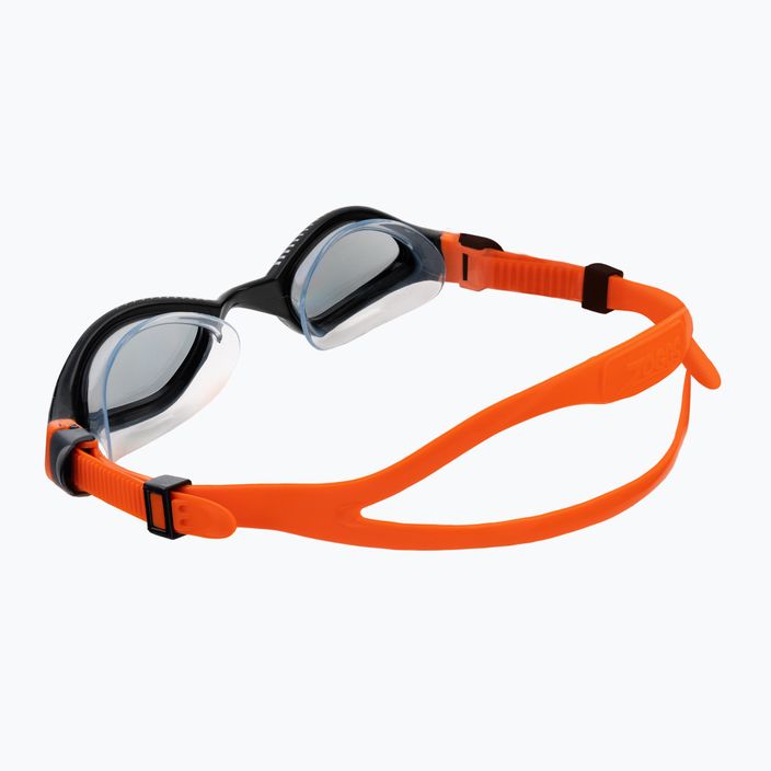 Окуляри для плавання Zoggs Tiger LSR+ black/orange/tint smoke 461093 4