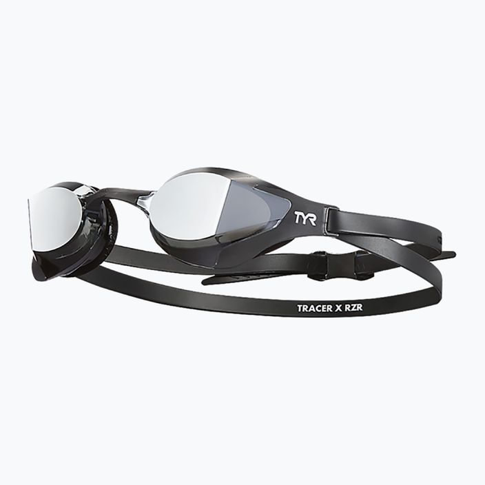 Окуляри для плавання TYR Tracer-X RZR Mirrored Racing silver/black LGTRXRZM_043 6