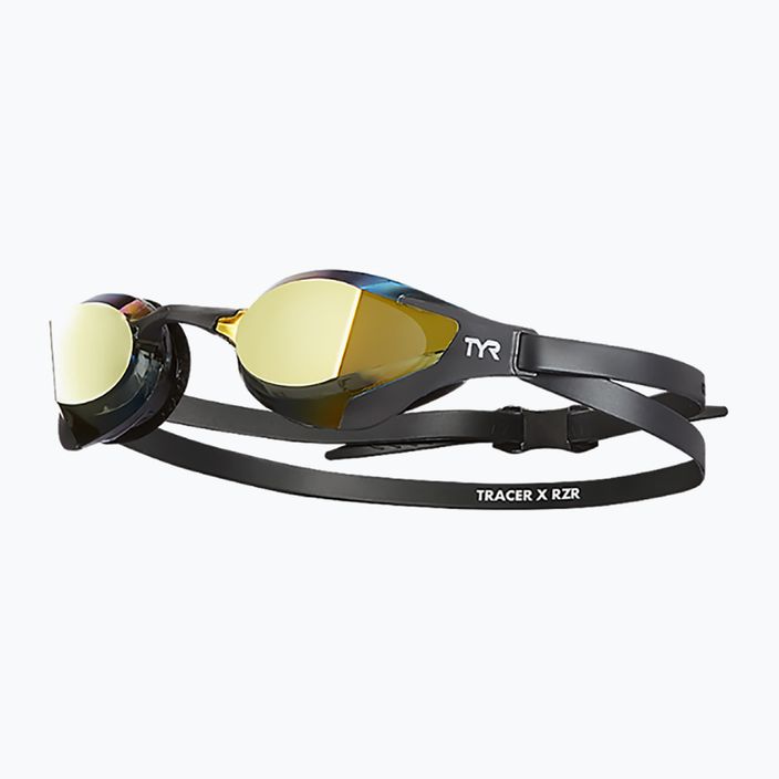 Окуляри для плавання TYR Tracer-X RZR Mirrored Racing gold/black LGTRXRZM_751 6