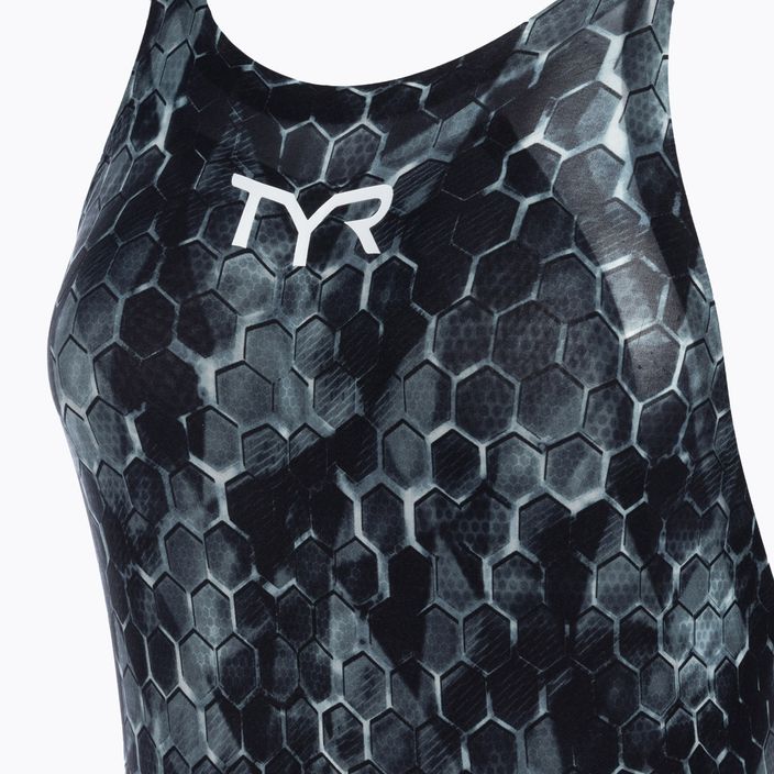 Купальник жіночий TYR Avictor 2.0 Closed Back black/grey 3