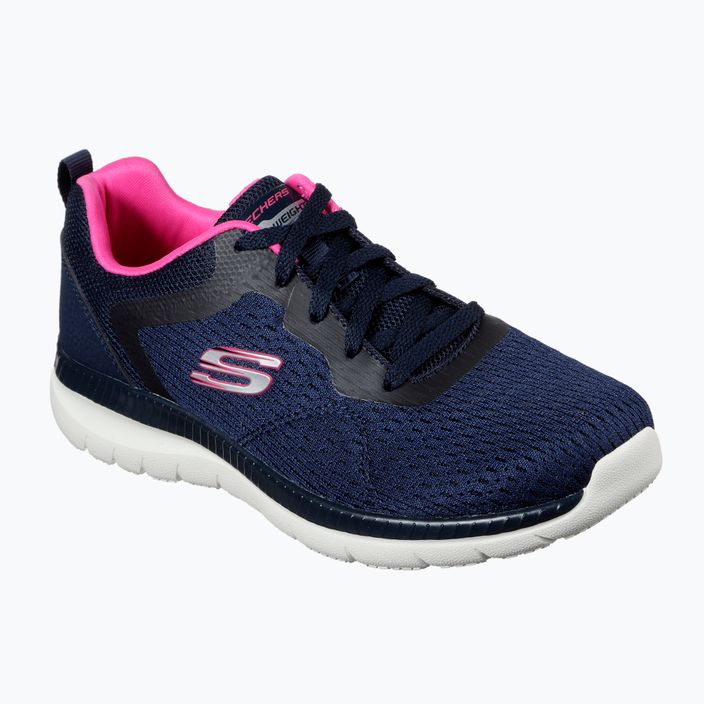 Кросівки тренувальні жіночі SKECHERS Bountiful Quick Path navy/hot pink 7