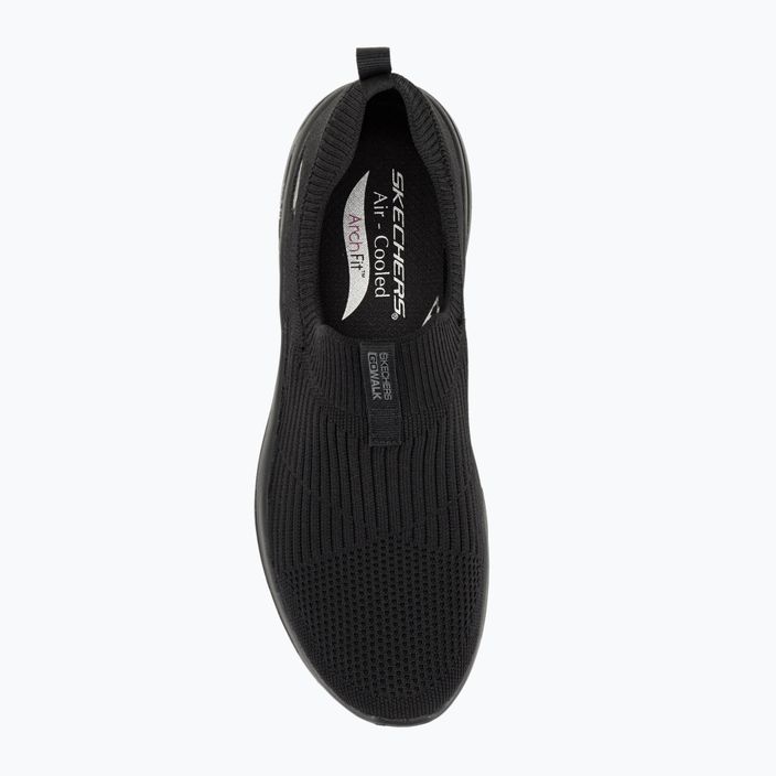 Кросівки жіночі SKECHERS Go Walk Arch Fit Iconic black 6