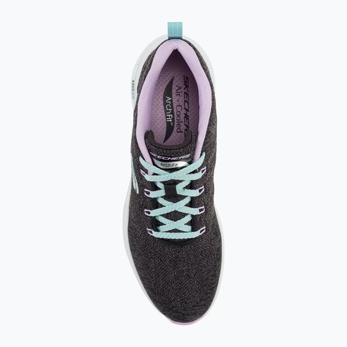 Кросівки тренувальні жіночі SKECHERS Arch Fit Comfy Wave black/lavender 6