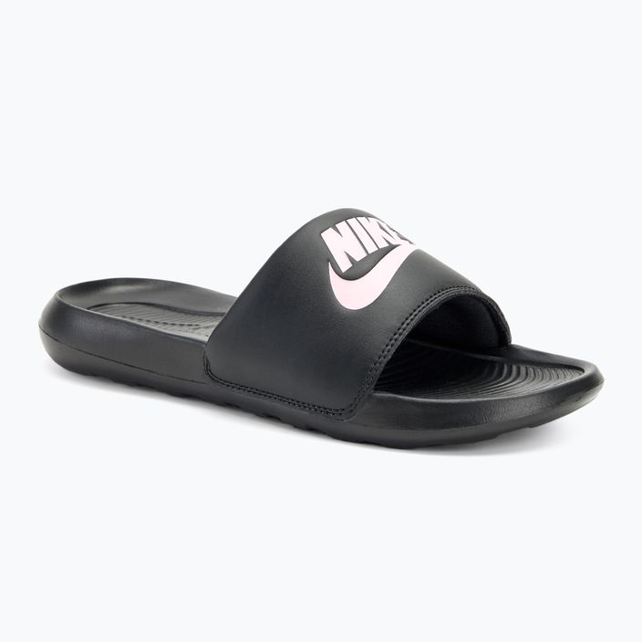 Шльопанці жіночі Nike Victori One Slide black/black/violet