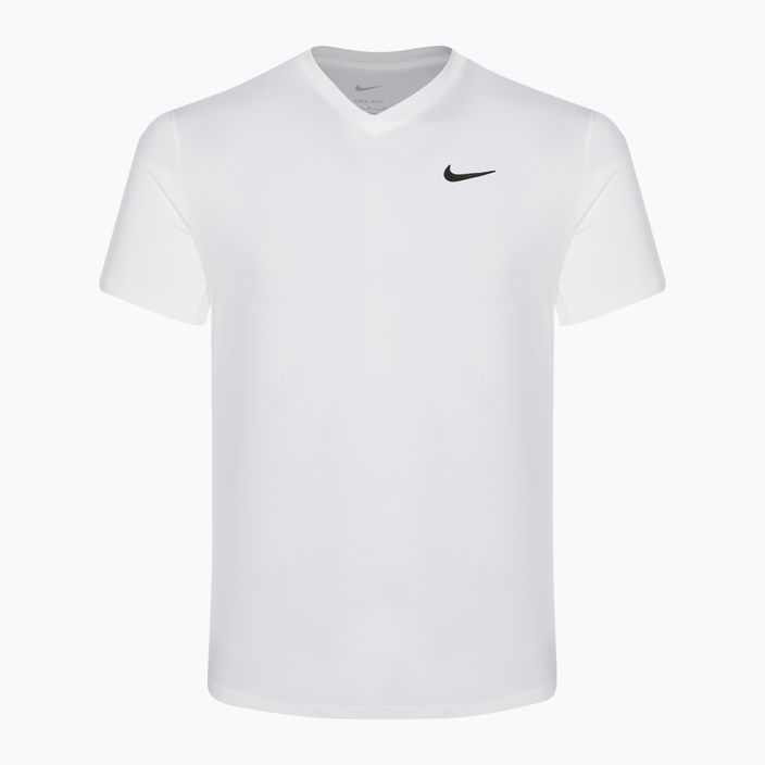 Футболка для тенісу чоловіча Nike Court Dri-Fit Victory white/white/black