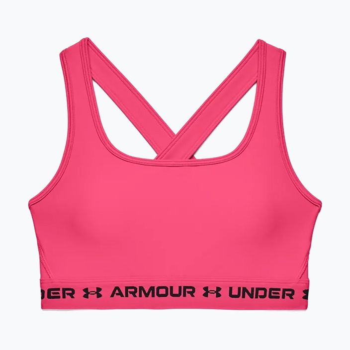 Бюстгальтер спортивний Under Armour Crossback Mid рожевий 1361034