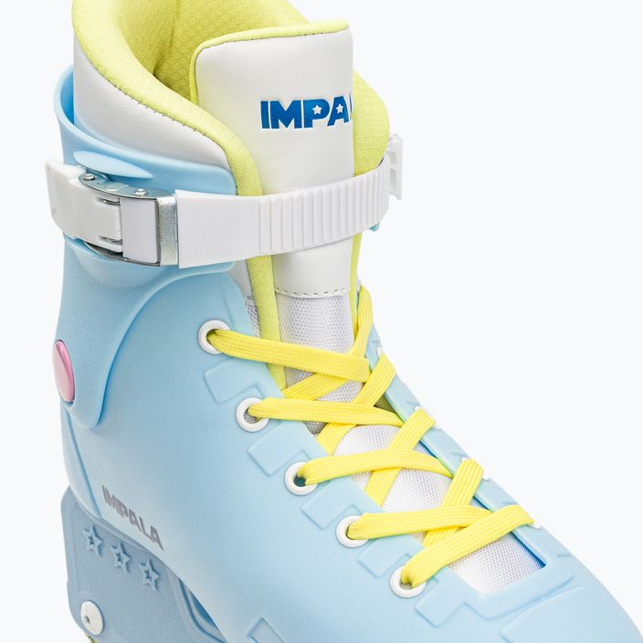 Роликові ковзани жіночі IMPALA Lightspeed Inline Skate блакитно-жовті IMPINLINE1 5