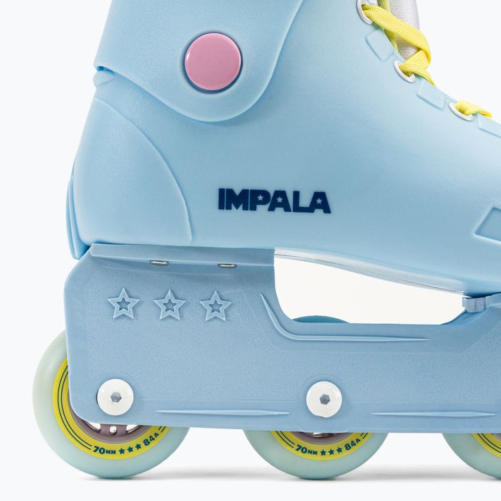 Роликові ковзани жіночі IMPALA Lightspeed Inline Skate блакитно-жовті IMPINLINE1 7