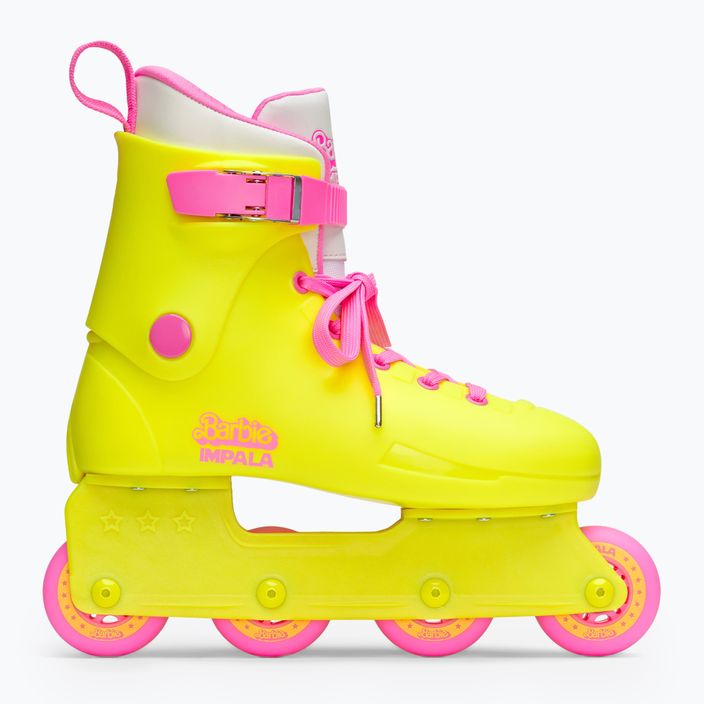 Жіночі роликові ковзани IMPALA Lightspeed Inline Skate barbie яскраво-жовті 2