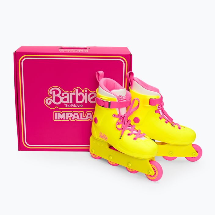 Жіночі роликові ковзани IMPALA Lightspeed Inline Skate barbie яскраво-жовті 6