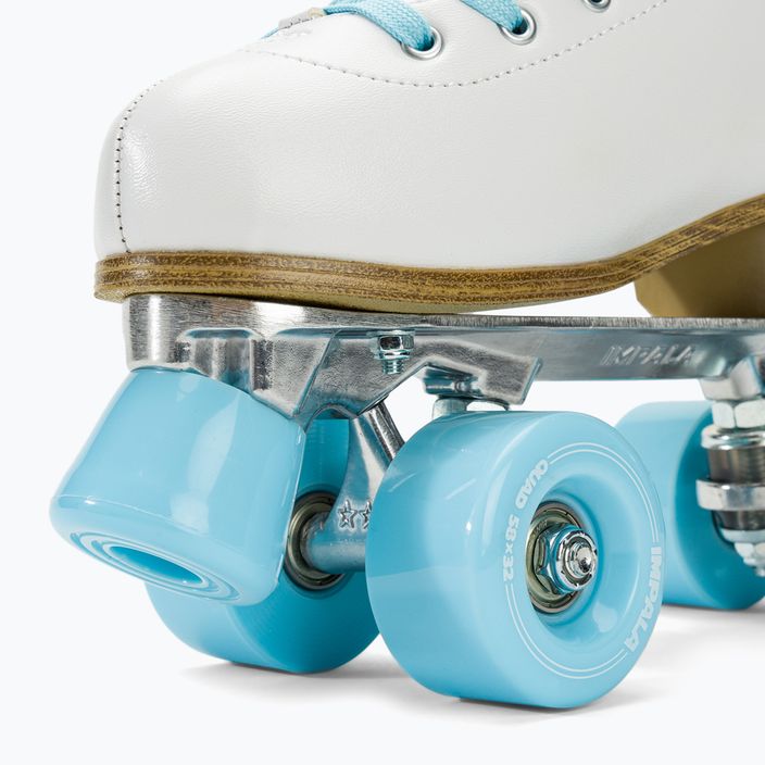 Жіночі роликові ковзани IMPALA Quad Skate white ice 8