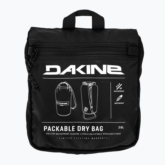 Рюкзак водонепроникний Dakine Packable Rolltop Dry Bag 20 l black 5