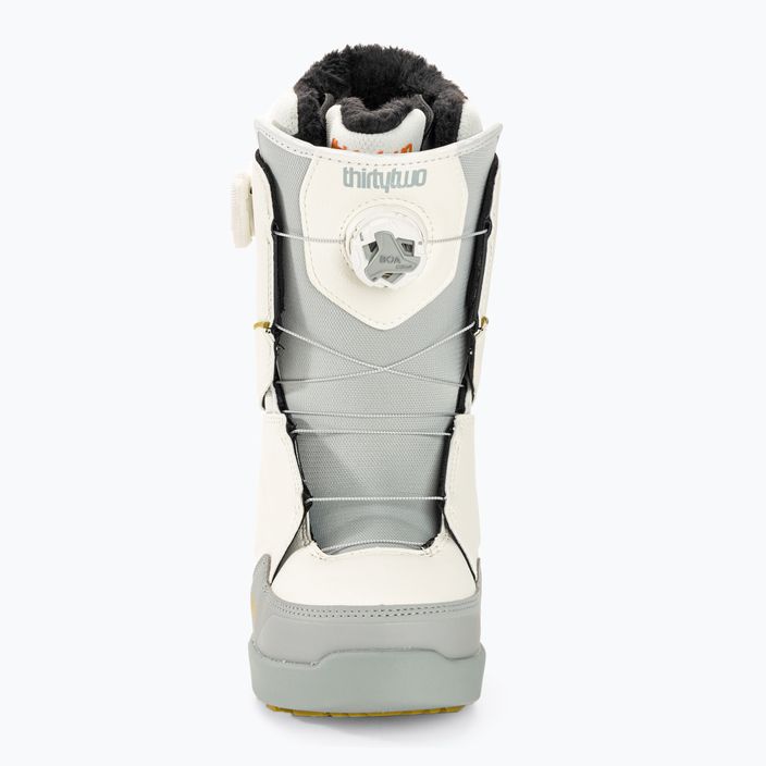 Жіночі сноубордичні черевики ThirtyTwo Lashed Double Boa W'S '23 білий/сірий 3