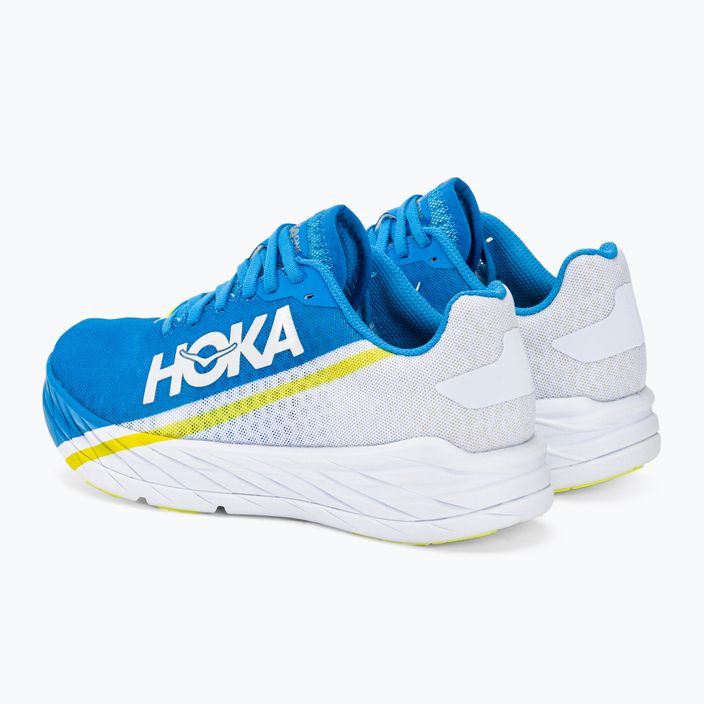 Черевики для бігу HOKA Rocket X white/diva blue 3
