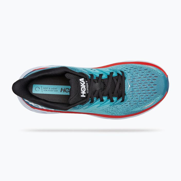 Кросівки для бігу чоловічі HOKA Clifton 8 блакитні 1119393-RTAR 13