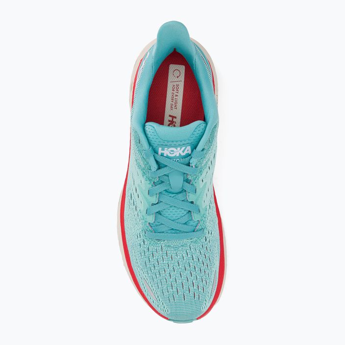 Кросівки для бігу жіночі HOKA Clifton 8 блакитні 1119394-AEBL 6