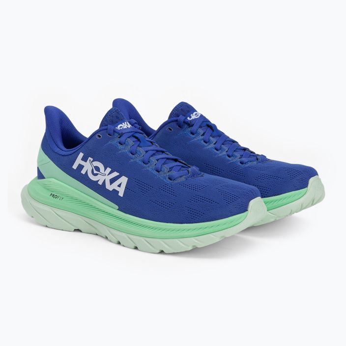 Кросівки для бігу чоловічі HOKA Mach 4 блакитні 1113528-DBGA 4