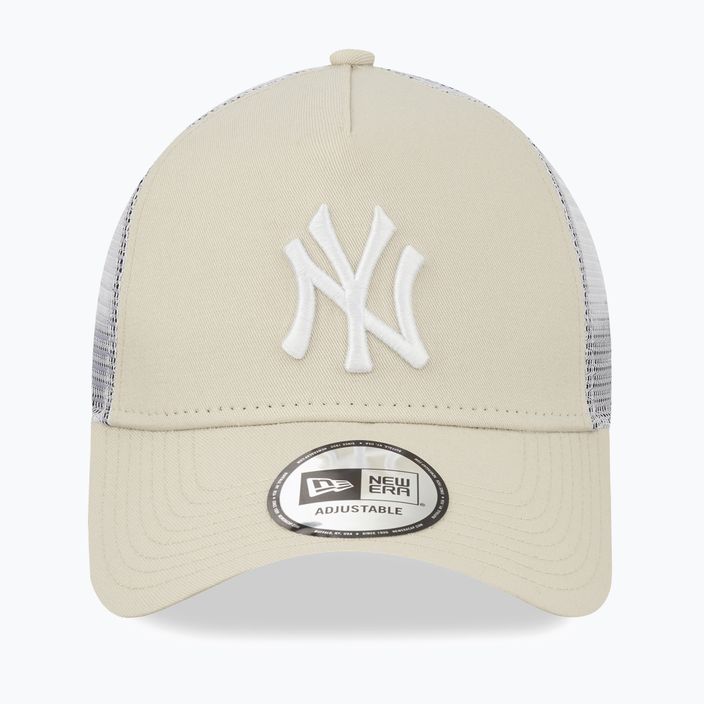 Чоловіча бейсболка New Era League Essential 9Forty Af Trucker New York Yankees медно-бежевого кольору 2