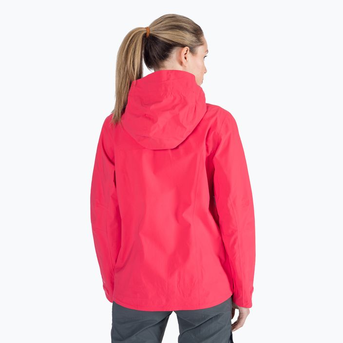 Куртка дощовик з мембраною жіноча Columbia Omni-Tech Ampli-Dry 676 червона 1938973 3
