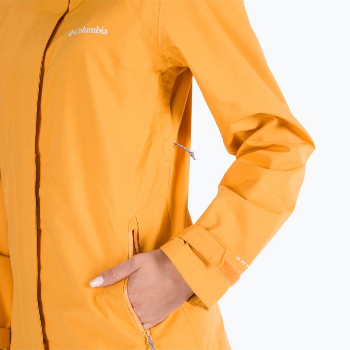 Куртка дощовик жіноча Columbia Earth Explorer Shell 880 жовта 1989243 4
