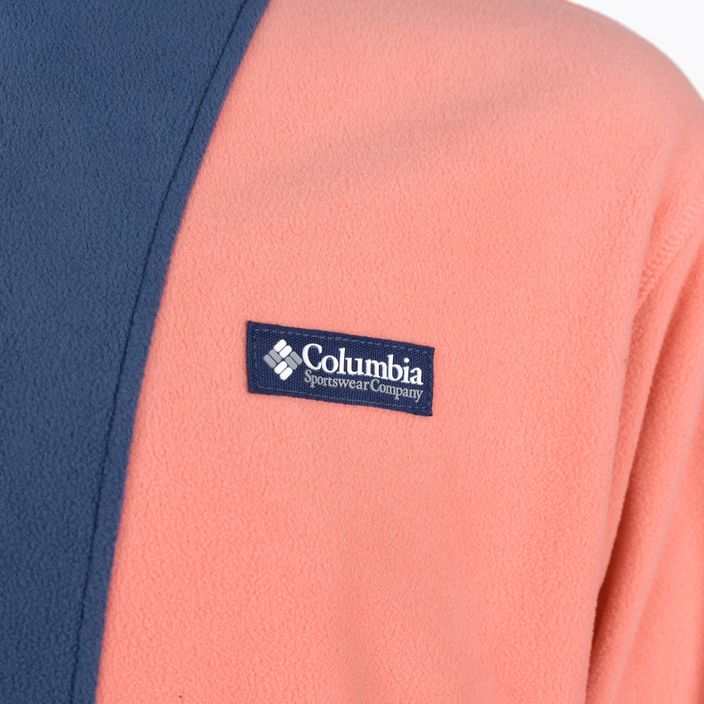Кофта флісова чоловіча Columbia Back Bowl оранжево-синя 1890764 3