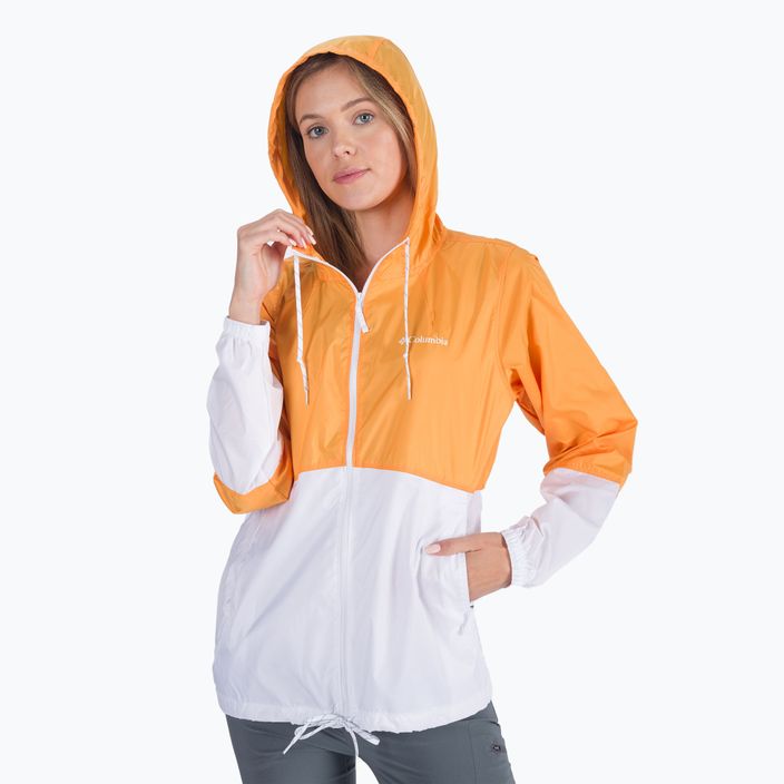Куртка вітрозахисна жіноча Columbia Flash Forward 880 оранжева 1585911 5
