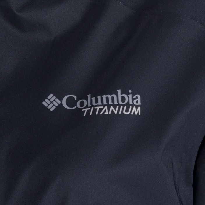 Куртка дощовик жіноча Columbia Titan Pass 2.5L black 5