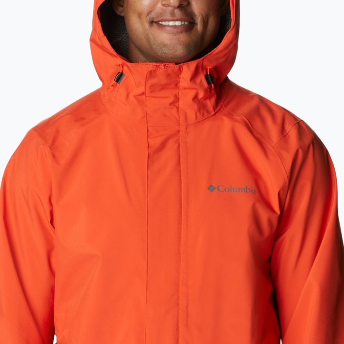 Куртка дощовик чоловіча Columbia Earth Explorer Shell 813 оранжева 1988612 12