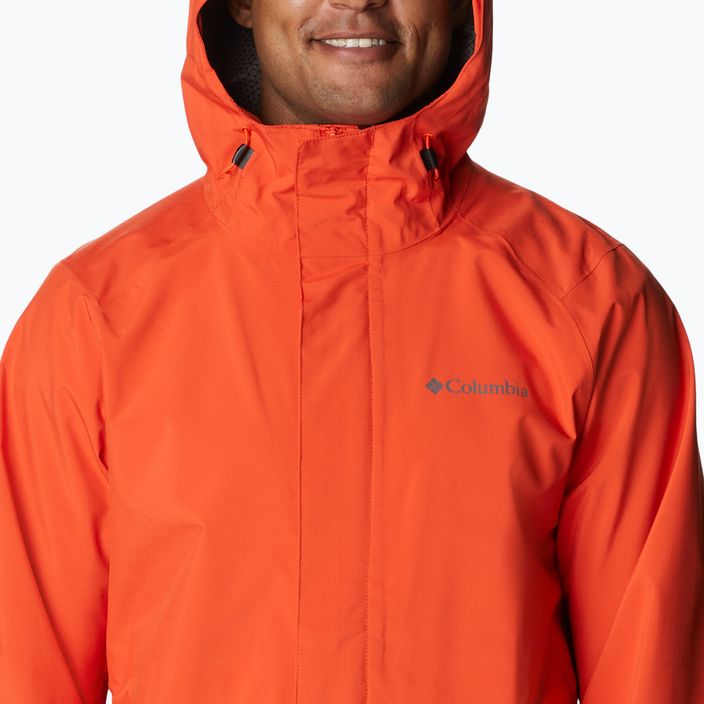 Куртка дощовик чоловіча Columbia Earth Explorer Shell 813 оранжева 1988612 11