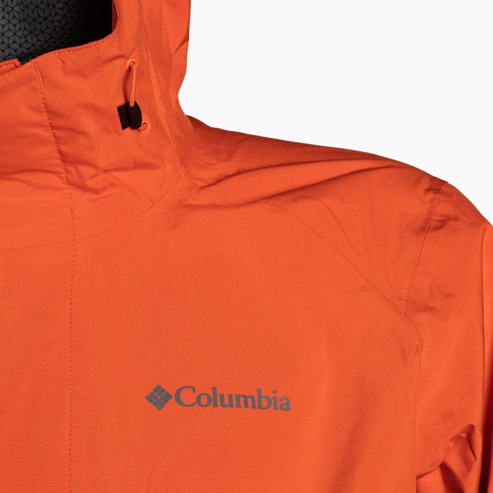 Куртка дощовик чоловіча Columbia Earth Explorer Shell 813 оранжева 1988612 19
