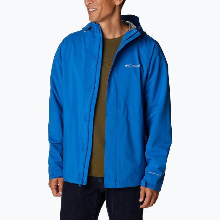 Куртка дощовик чоловіча Columbia Earth Explorer Shell 432 синя 1988612 3