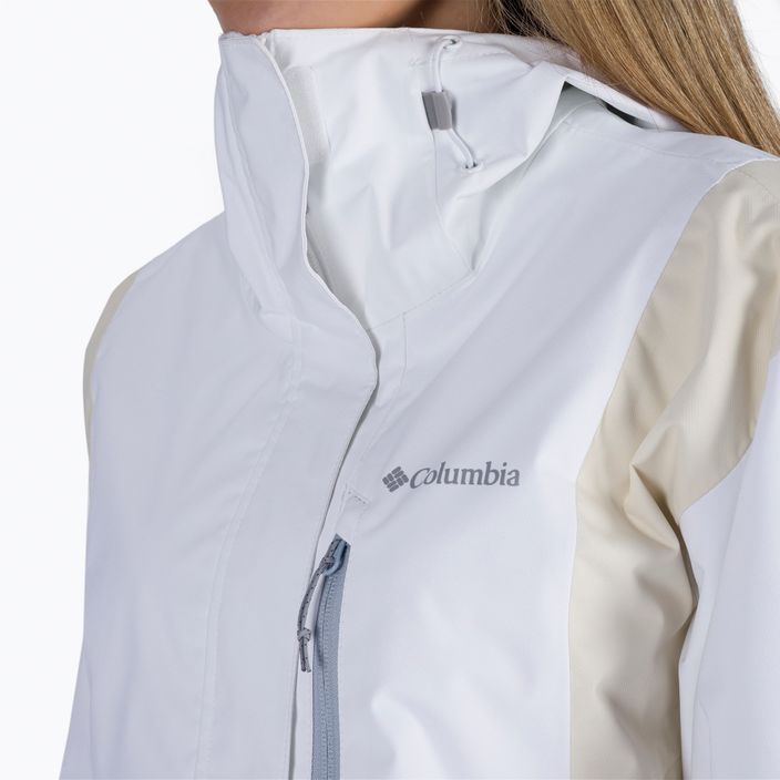 Куртка дощовик жіноча Columbia Hikebound white/chalk 5