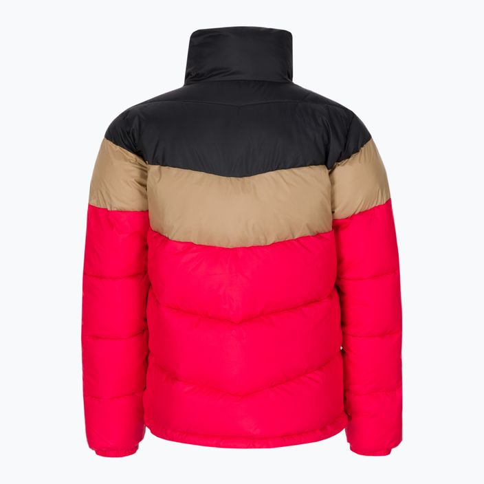 Пуховик жіночий Columbia Puffect Color Blocked red lily/beach/black 7