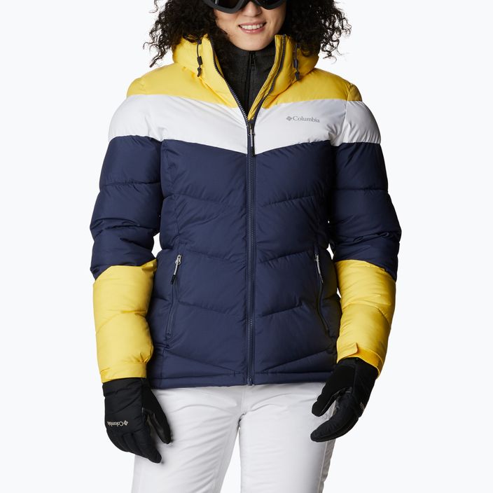 Куртка лижна жіноча Columbia Abbott Peak Insulated nocturnal/white/sun glow 5