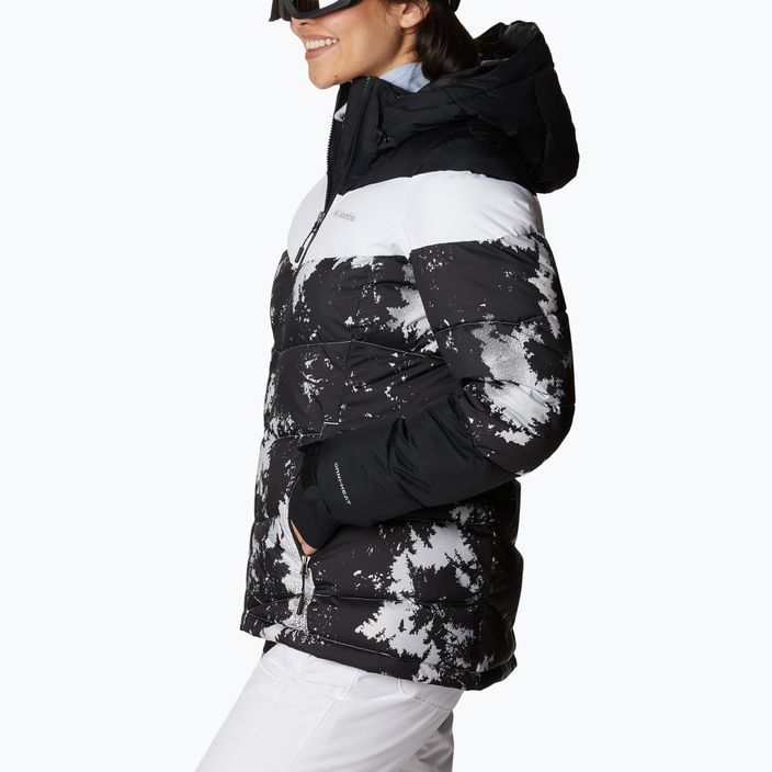 Куртка лижна жіноча Columbia Abbott Peak Insulated white lookup print/black/white 2